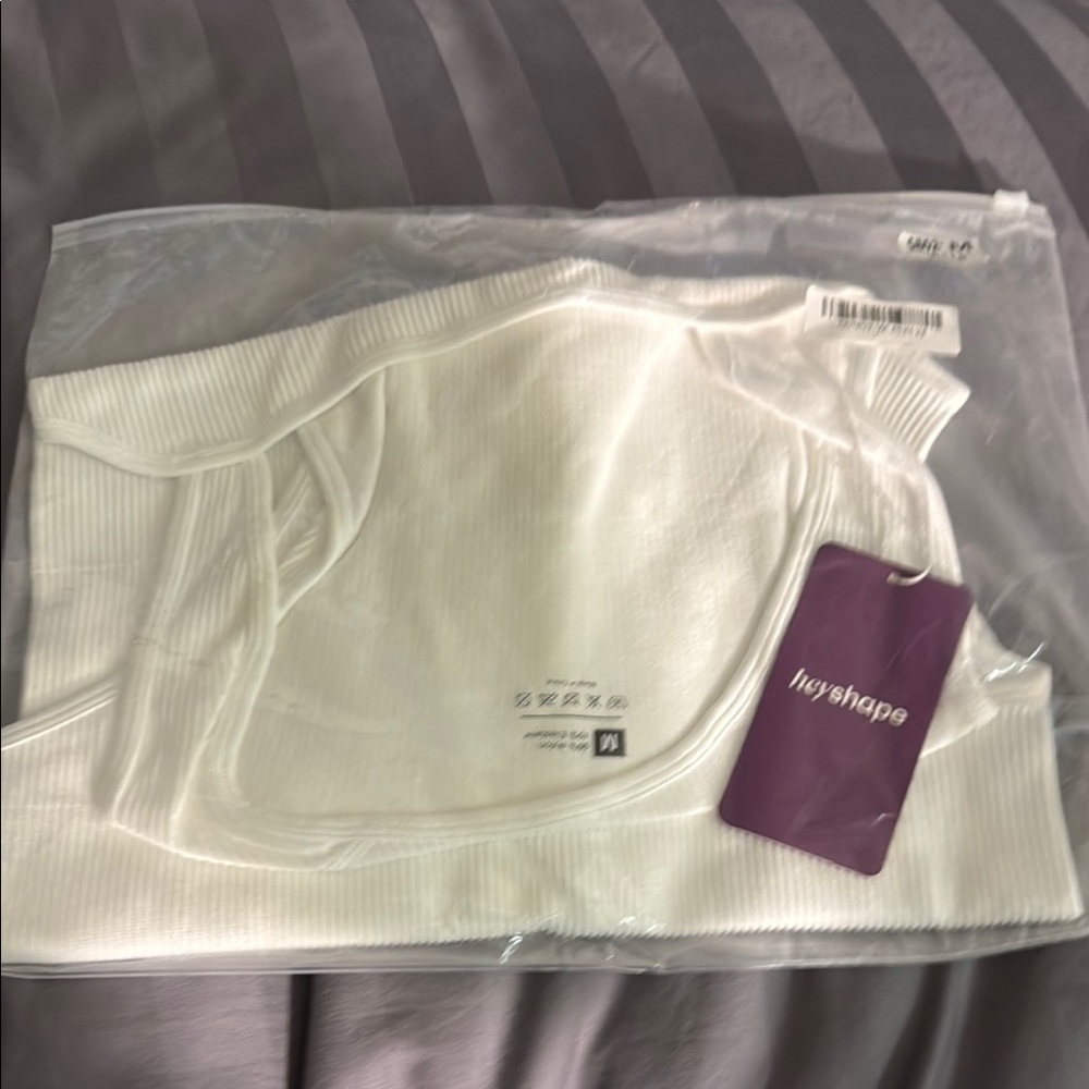 White Sleeveless Polo Crop Bodysuit